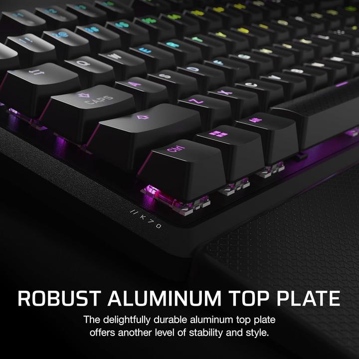 Actual product image Corsair K70 Core RGB Mechanical Gaming Keyboard (US, Cable)