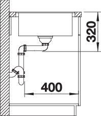 Actual product image Blanco Metra XL 6 S-F (47 cm, 99 cm)