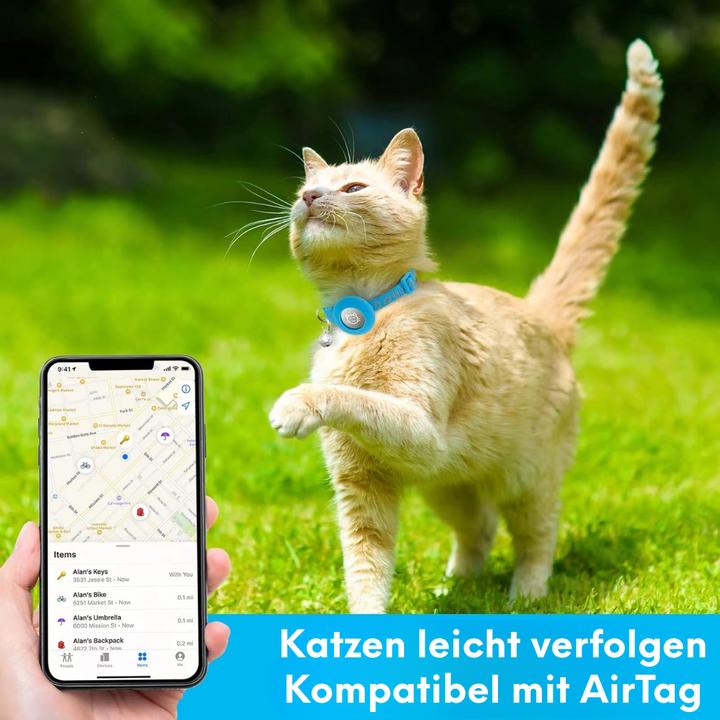 Produktbild Suba 2er Pack Airtag Katzenhalsband (Katze)
