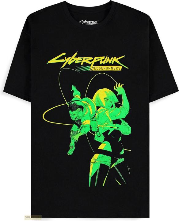 Image du produit Difuzed Cyberpunk : Edgerunners - David And Lucy Graphic Short Sleeved T-shirt - L (L)