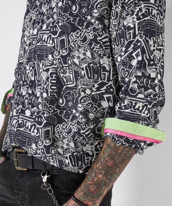 Produktbild Joe Browns Comic Print Graphic Long Sleeve Shirt (S)