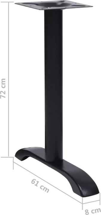 Actual product image vidaXL Tischbein