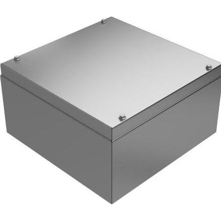 Rs Pro Edelstahl Universal-Gehäuse Stahl IP66, IP69 (Gehäuse), Elektronikzubehör + Gehäuse, Silber