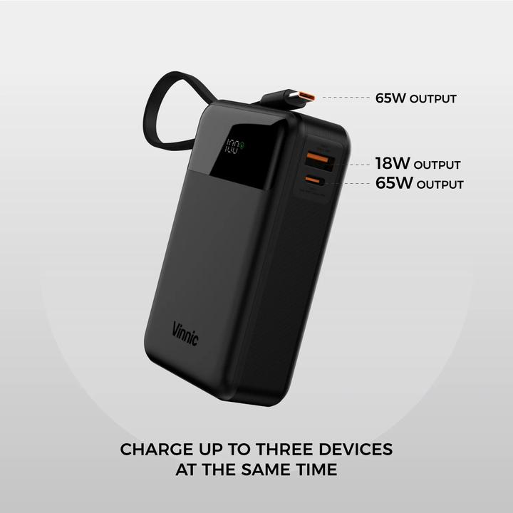 Image du produit Vinnic Damavand 2 (20000 mAh, 65 W, 77 Wh)