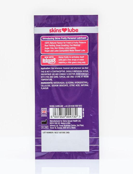 Produktbild Skins Mango & Passionsfrucht Gleitmittel auf Wasserbasis - 5ml Folie