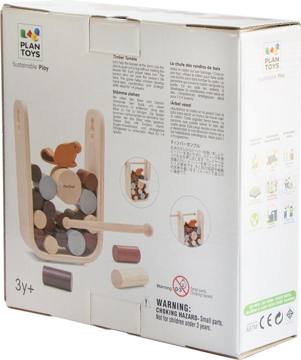 Produktbild Plantoys Timber Tumble (1 - 4 Spieler)
