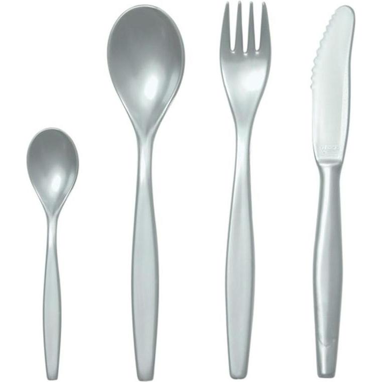 Waca Besteck 4tlg. SAN silber, Posate, Argento