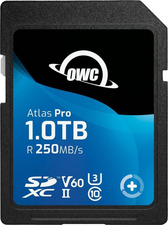 OWC Atlas Pro SDXC V60 UHS-II Memory Card 1TB (1000 GB, SDXC, U3, UHS-II)