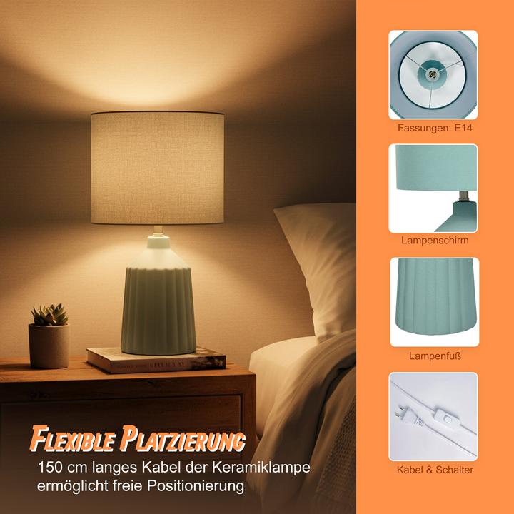 Produktbild Relaxdays Tischlampe (E14)