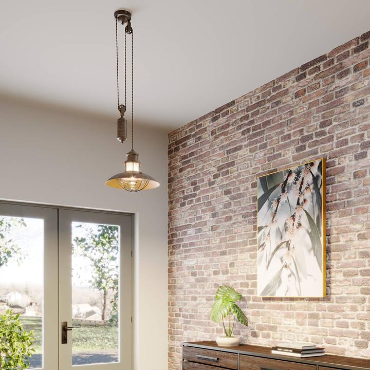 Produktbild Lindby Louisanne Adjustable Pendelleuchte Brown (E27)