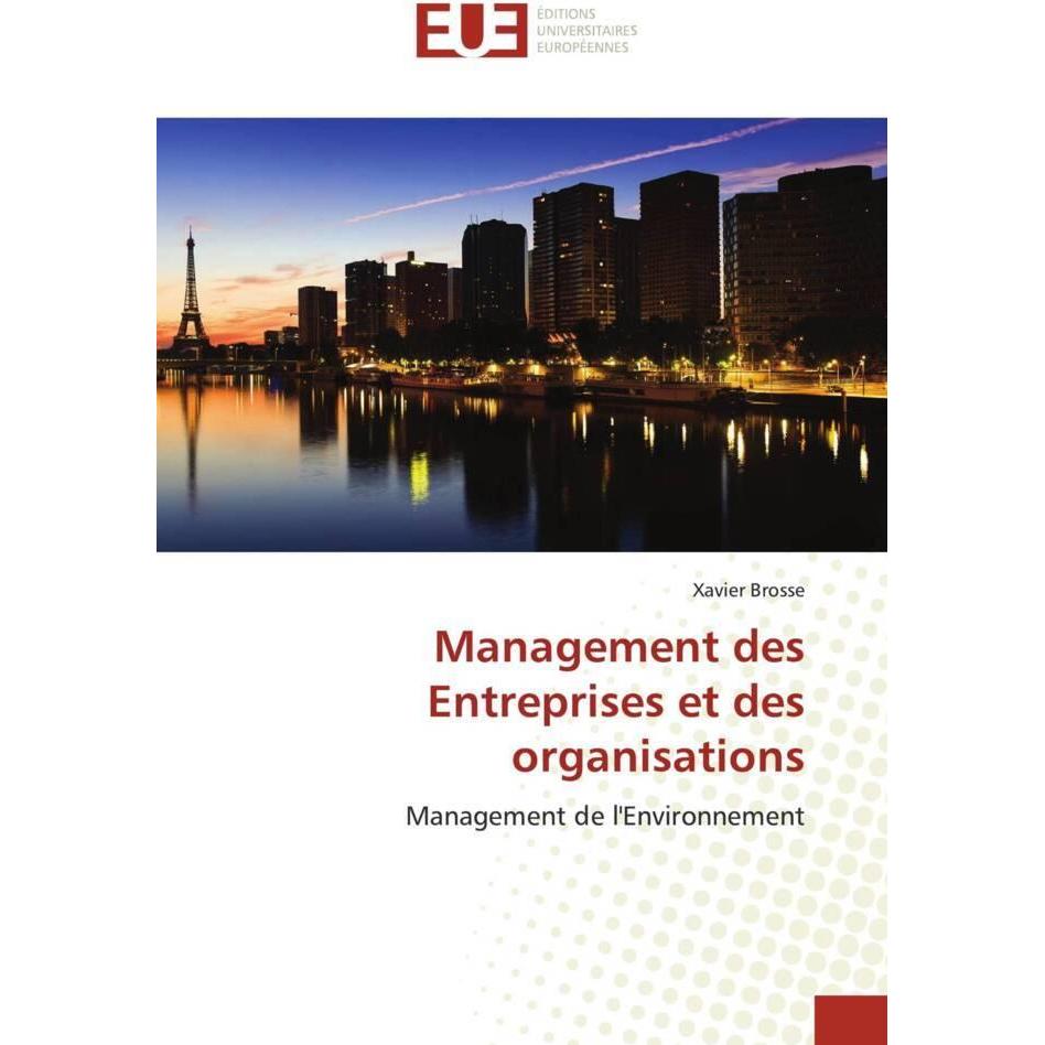 Management des Entreprises et des organisations, Fachbücher von Xavier Brosse