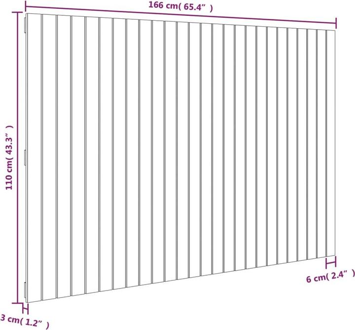 Immagine prodotto vidaXL Chloé (166 x 3 x 110 cm)