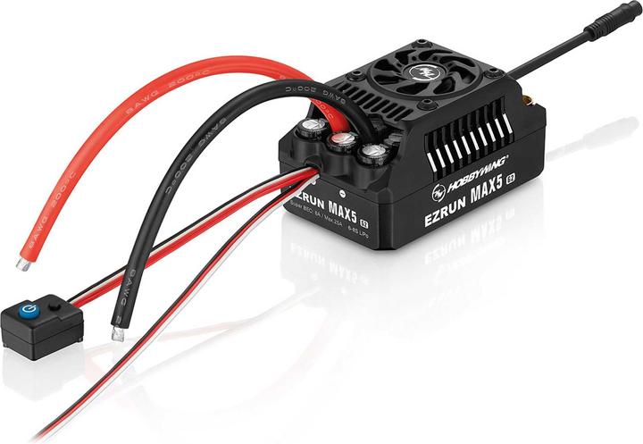 Immagine prodotto Hobbywing Ezrun MAX5 HV G2 regolatore 250 Amp, 6-12s LiPo, BEC