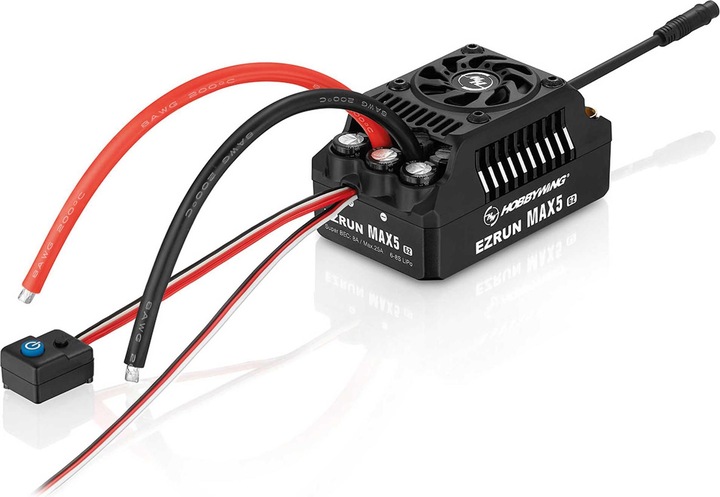 Produktbild Hobbywing Ezrun MAX5 HV G2 Regler 250 Amp, 6-12s LiPo, BEC
