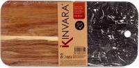 Produktbild Kinvara Schneidebrett Holz und Marmor schwarz 38cm
