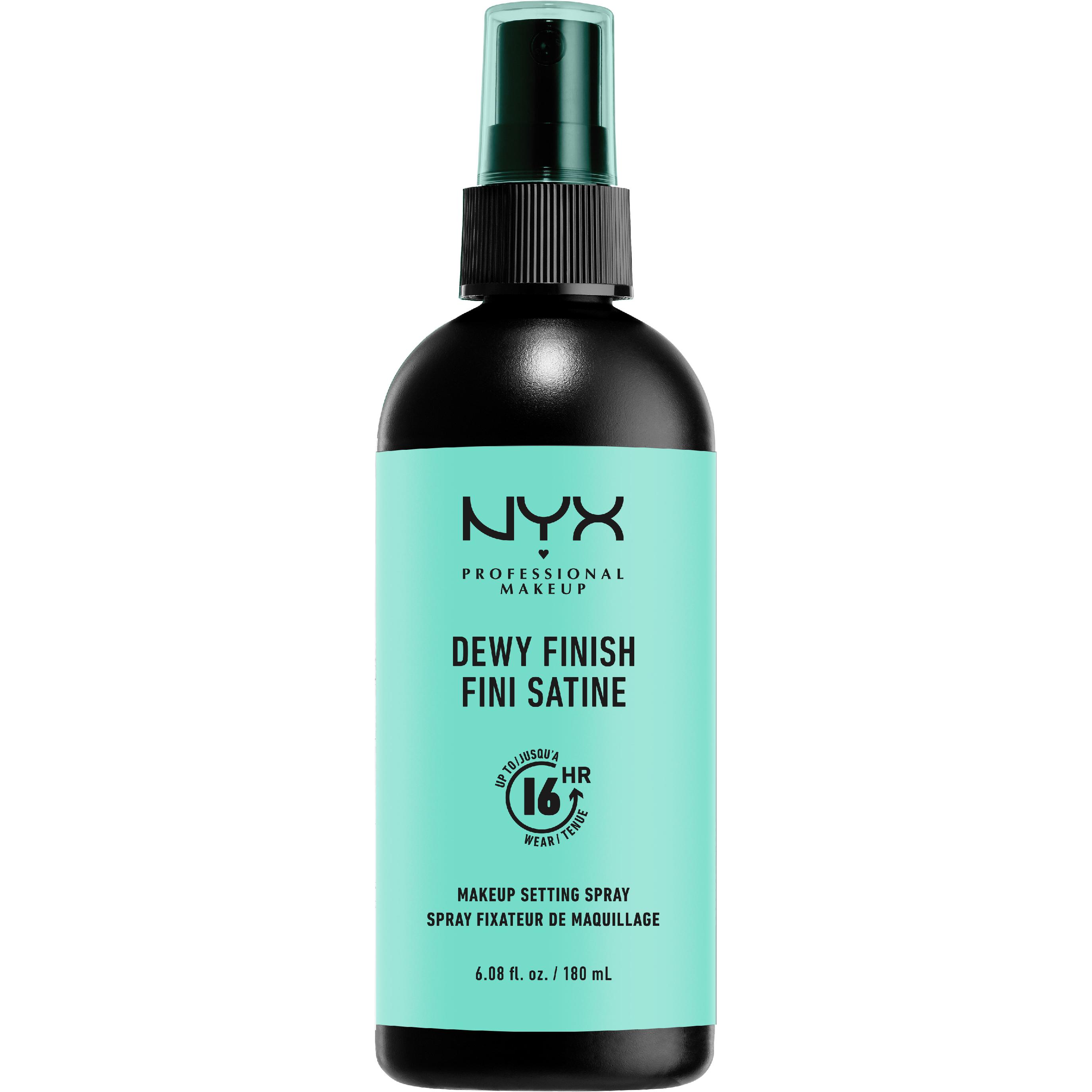 NYX Professional Make-Up, Base trucco + Primer, Spray fissante rugiada (Trasparente)
