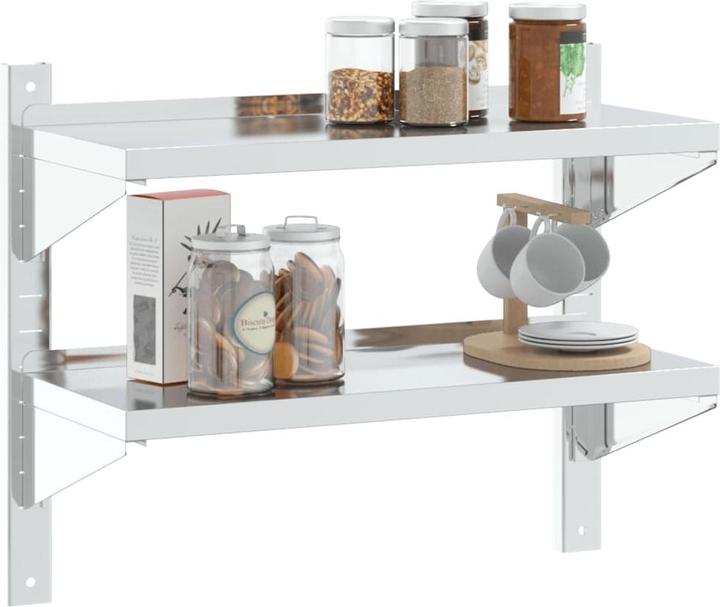 Actual product image VidaXL Wall shelf with 2 shelves Noble (75 x 30 x 60 cm)