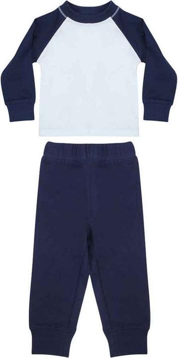Marineblau/Weiss