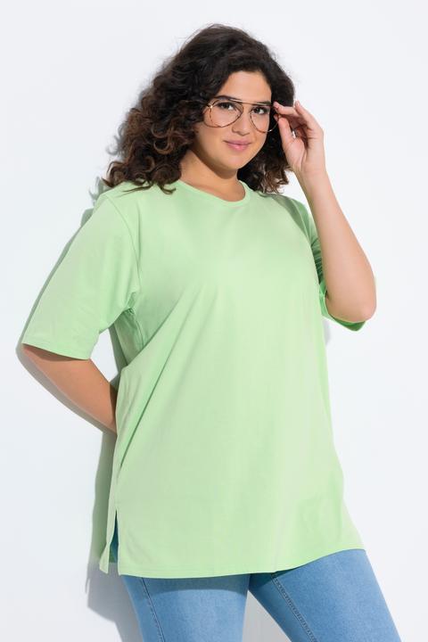 Produktbild Ulla Popken T-Shirt, Rundhalsausschnitt, Relaxed, Halbarm (54)