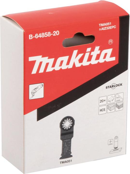 Image du produit Makita Lame de scie plongeante 32mm TMA051 20pcs
