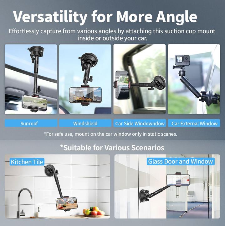 Produktbild Ulanzi ZJ01 Magnetic Suction Cup Mount