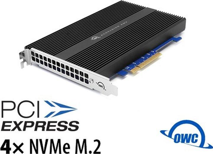 Image du produit OWC Carte adaptateur SSD 0TB Accelsior 4M2 PCIe M.2 NVMe
