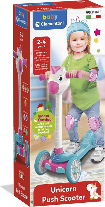 Produktbild Clementoni Push Scooter Unicorn