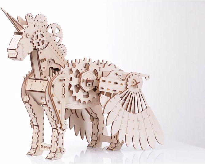 Actual product image Mr Playwood Unicorn 156 parts