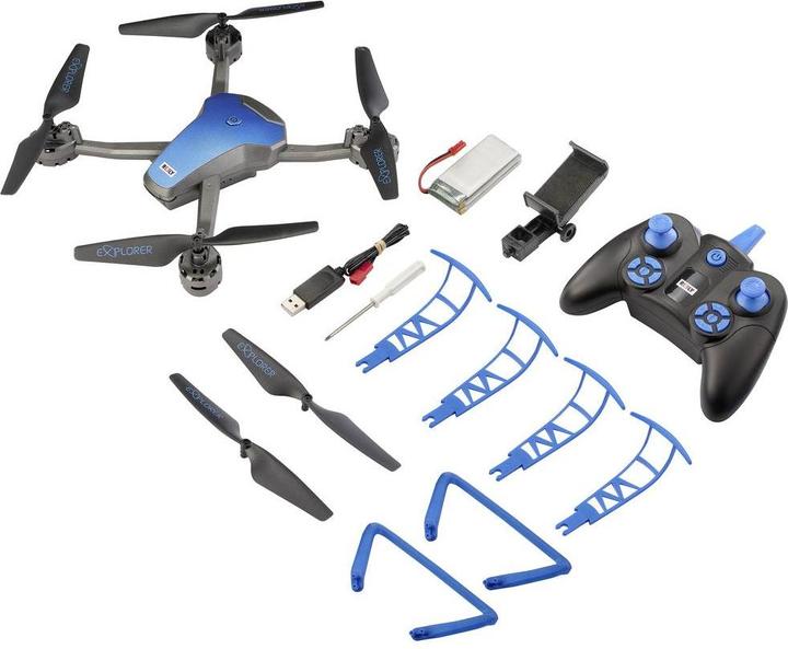 Image du produit Reely Marathon Quadrocopter RtF débutant, vol caméra bleu (métallique) (30 min, 181 g, 0.00 Mpx)