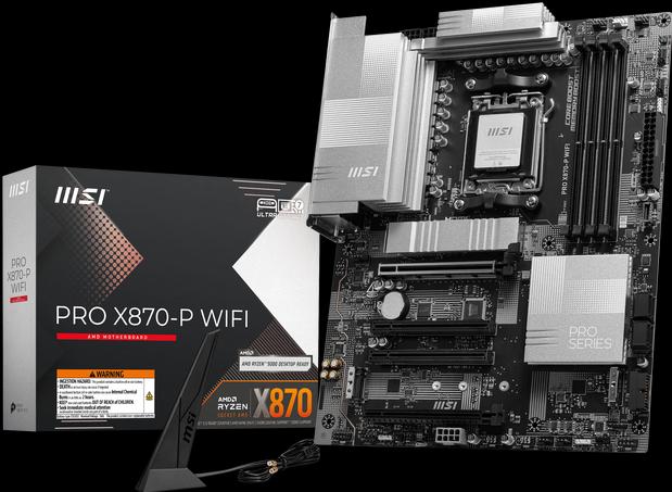 Image du produit MSI PRO X870-P WIFI (AM5, AMD X870, ATX)