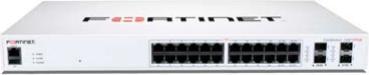 Productafbeelding Fortinet FS-124F-POE - Gigabit Ethernet (10/100/1000) - Power over Ethernet (PoE) - Rack- (12 Havens)