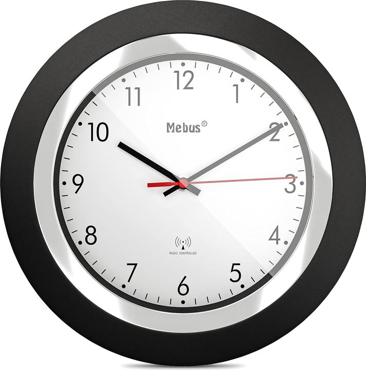 Mebus 19451 Radio controlled wall clock (25 cm)