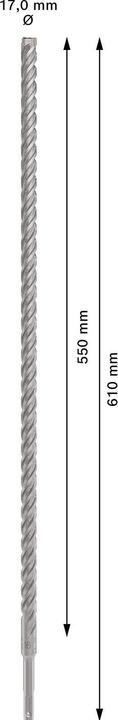 Produktbild Bosch Zubehör PRO SDS plus-5X Hammerbohrer, 16 x 550 x 610 mm (16 Millimeter)