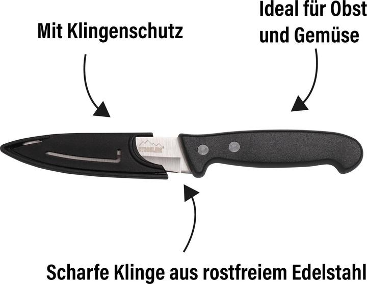 Produktbild Stoneline 18,7 cm Schälmesser, mit Klingenschutz (18.70 cm)