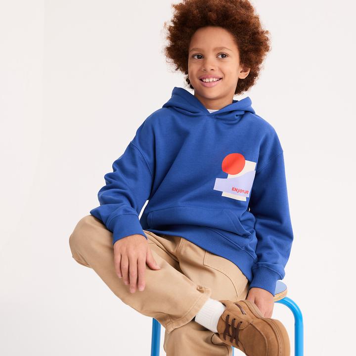 Produktbild La Redoute Collections Fleece-Kapuzenpullover (128)