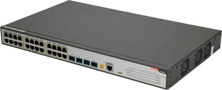 Actual product image Fiberhome S4820-28T-X-PE-AC | Switch | 24x RJ45 1000Mb/s PoE, 4x SFP+ (24 Ports)