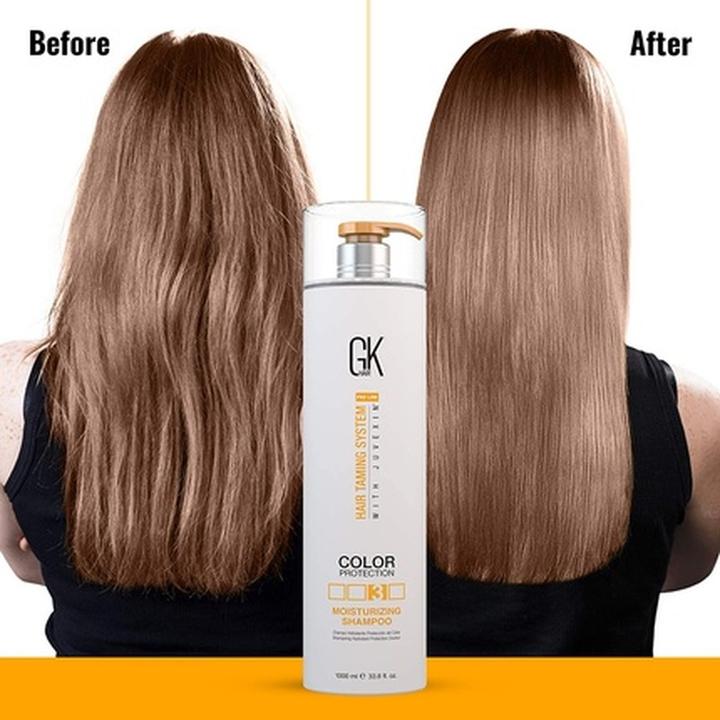 Actual product image Gk Hair Shampoo Hydratant Moisturizing Color Protection (1000 ml, Liquid shampoo)