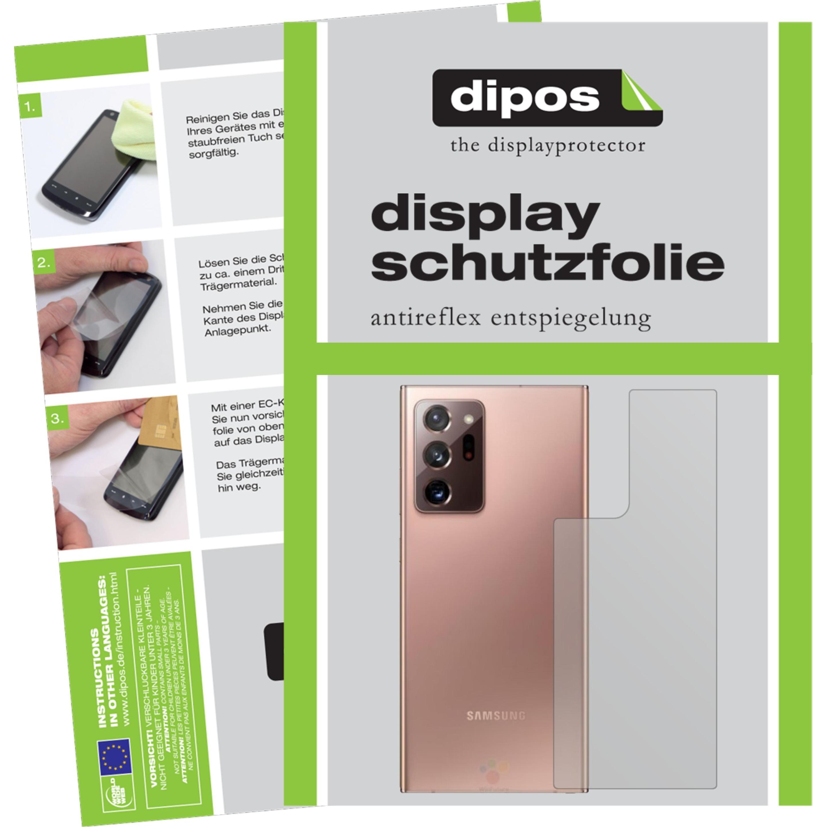 Dipos Displayschutzfolie Antireflex (6 Stück, Samsung Galaxy Note 20 Ultra), Smartphone Schutzfolie, Transparent