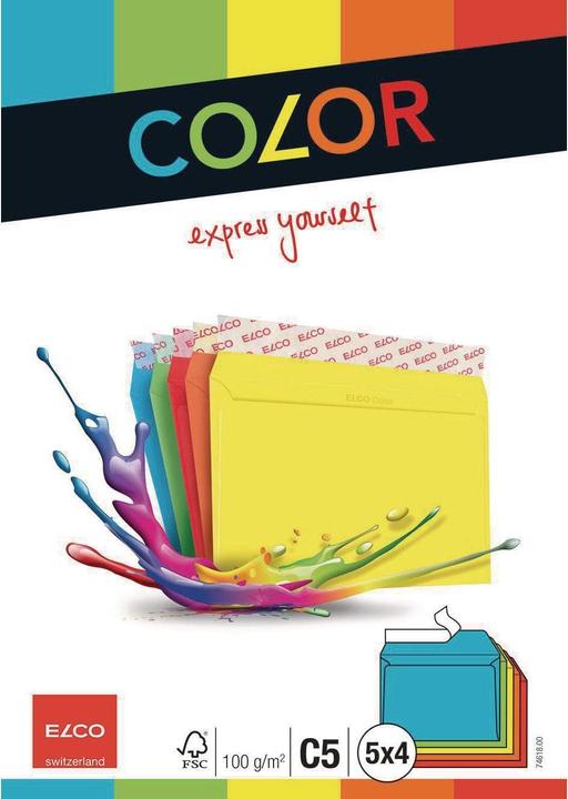Actual product image Elco envelope colour (C5, 20 x)