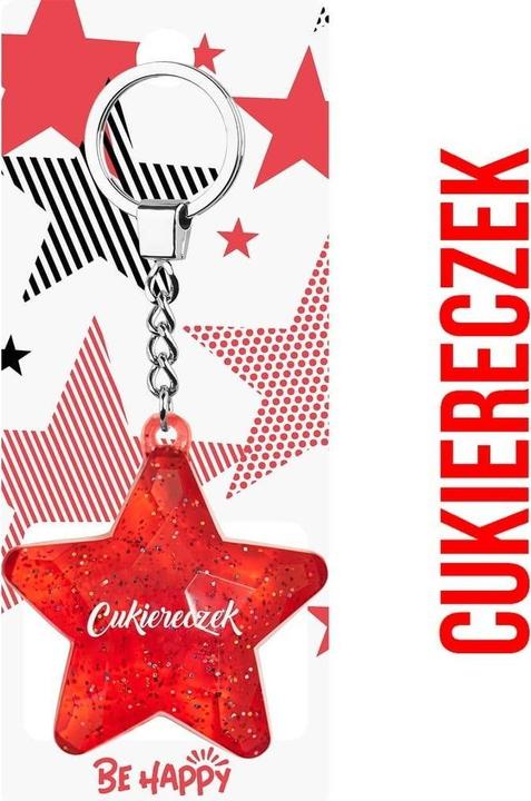 Actual product image Triton Candy star key ring