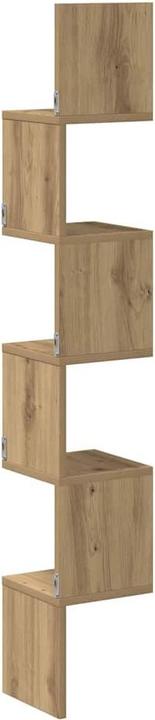 Produktbild VidaXL Wand-Eckregal Artisan-Eiche 20x20x127,5 cm Holzwerkstoff