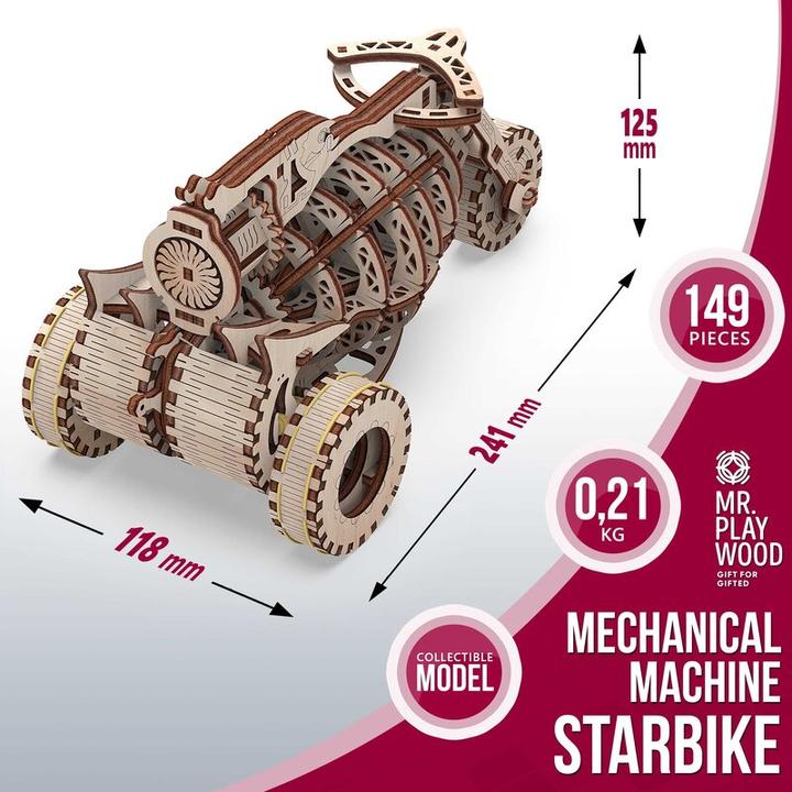 Actual product image Mr Playwood Starbike