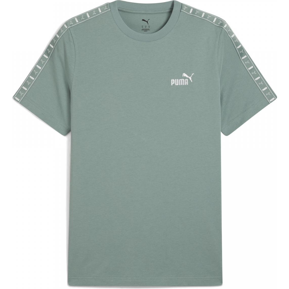 Puma, Herren, Sportshirt, ESS TAPE Tee (XL), Blau, XL