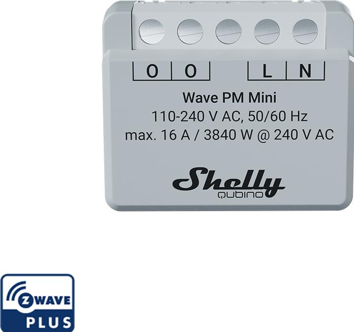 Actual product image Shelly Qubino Wave PM Mini (Switch actuator)