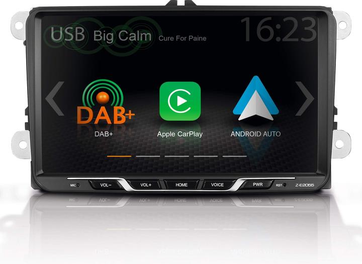 Zenec Car radio for VW, Seat, Skoda (Android car, Apple Carplay)