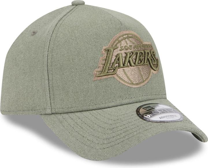 Image du produit New Era A-Frame Trucker Lin Cap - Los Angeles Lakers olive (Taille unique)
