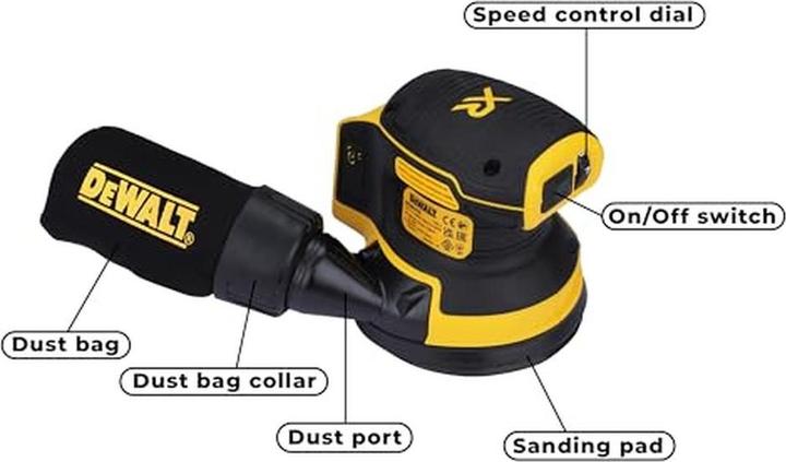 Produktbild DeWalt DCW210N-XJ (Exzenterschleifer)