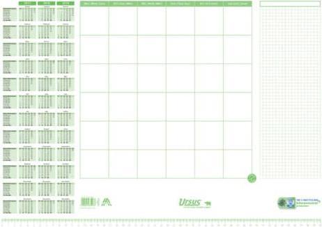 Produktbild Ursus Schreibunterlage mit Kalender (52.5 x 37.5 cm)