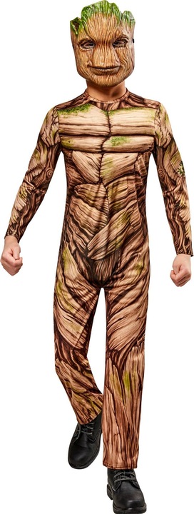 Actual product image Guardians Of The Galaxy Volume 3 Childrens/Kids Deluxe Groot Costume Set (116)