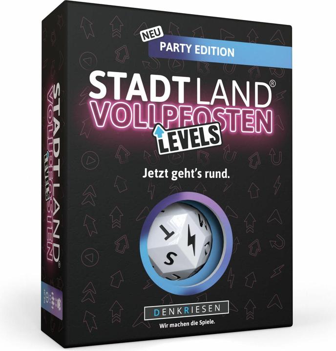 Actual product image Denkriesen - STADT LAND VOLLPFOSTEN® - Levels - PARTY EDITION - "Now it's time to go wild". (German)